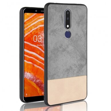 NOKIA 3.1 PLUS 2018 pilka FLAX nugarėlė