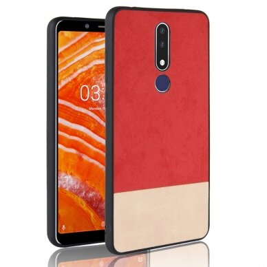 NOKIA 3.1 PLUS 2018 raudona FLAX nugarėlė