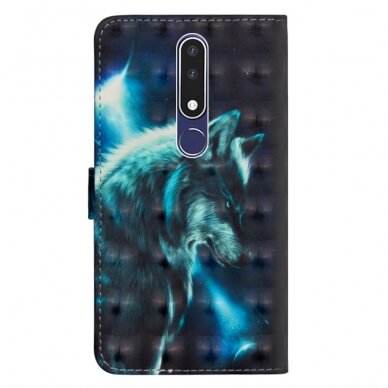 NOKIA 3.1 PLUS 2018 tracy fashion 3D dėklas Wolf 4