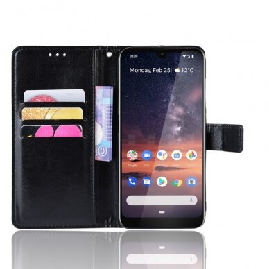 Nokia 3.2 juodas k.flexi šonu dėklas 4