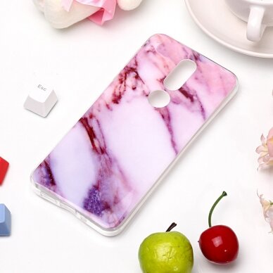 Nokia 7.1 Tracy nugarėlė Purple Marble 3