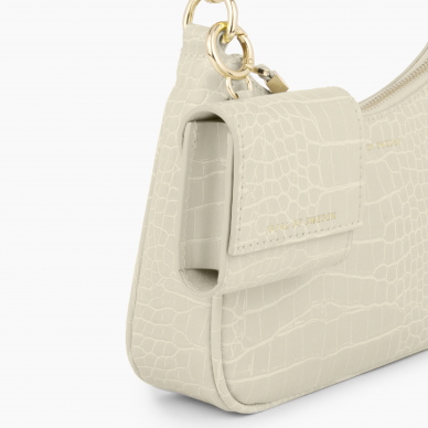 Nora Shoulder iDeal Of Sweden Bag Cream Beige Croco 2