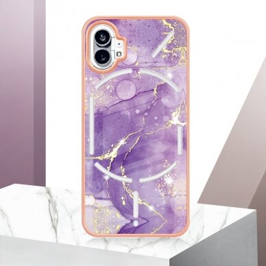 Nothing Phone 1 Tracy nugarėlė MILKY WAY MARBLE Purple 4