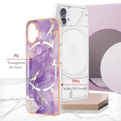 Nothing Phone 1 Tracy nugarėlė MILKY WAY MARBLE Purple 5