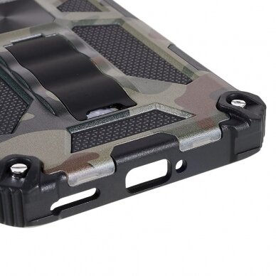 OnePlus 10 PRO 5G žalia camouflage ARMOR METAL nugarėlė 4