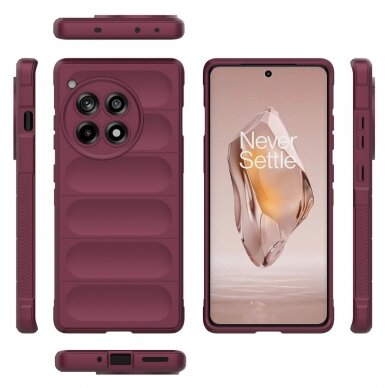 OnePlus 12R 5G wine Tracy Anti-slip Rugged nugarėlė 5