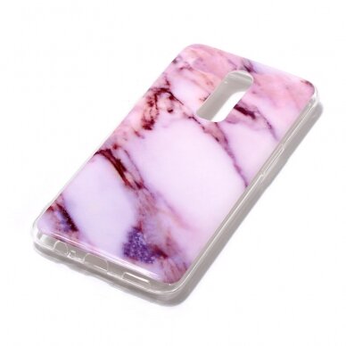 OnePlus 6 Tracy nugarėlė Purple Marble 1