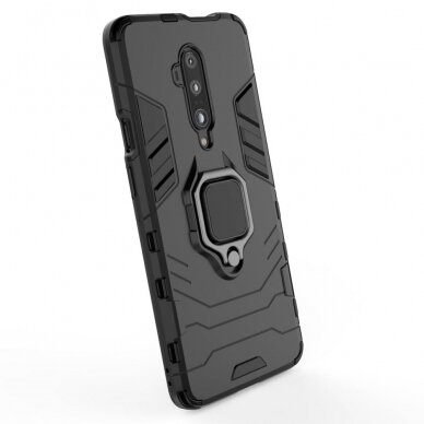 OnePlus 7 PRO juoda Tracy RING ARMOR nugarėlė 4