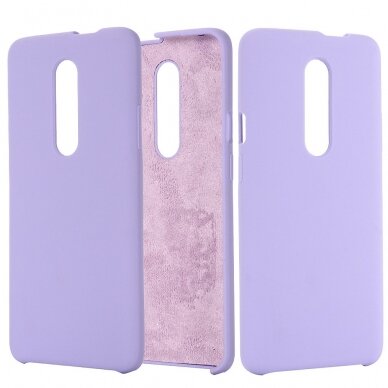 OnePlus 7 Pro violetinė SILICONE nugarėlė 1