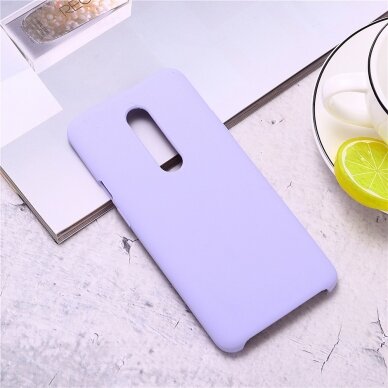 OnePlus 7 Pro violetinė SILICONE nugarėlė 5