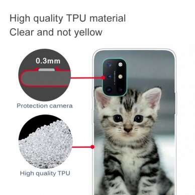 OnePlus 8T Tracy nugarėlė Adorable Cat 2