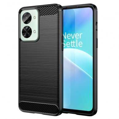 OnePlus Nord 2T 5G juoda Tracy LYGCARBON nugarėlė