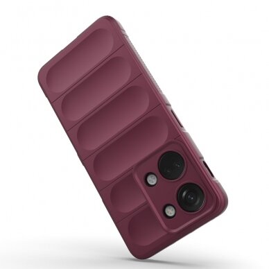 OnePlus Nord 3 5G bordo Tracy Anti-slip Rugged nugarėlė 3