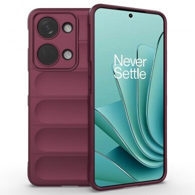 OnePlus Nord 3 5G bordo Tracy Anti-slip Rugged nugarėlė