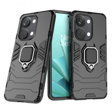 OnePlus Nord 3 5G juoda Tracy RING ARMOR nugarėlė 5