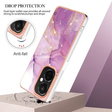 OnePlus NORD CE 3 Lite 5G Tracy nugarėlė MILKY WAY MARBLE Purple2 1