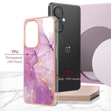 OnePlus NORD CE 3 Lite 5G Tracy nugarėlė MILKY WAY MARBLE Purple2 5