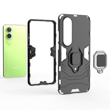 OnePlus Nord CE 4 Lite 5G black Tracy RING ARMOR nugarėlė 3