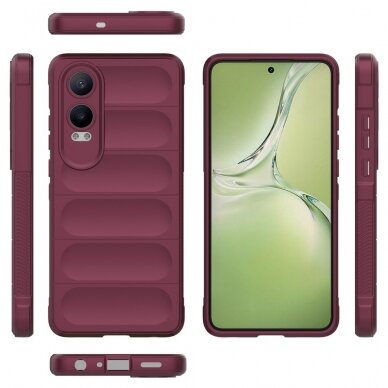 OnePlus Nord CE 4 Lite 5G wine red Tracy Anti-slip Rugged nugarėlė 5