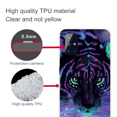 OnePlus NORD N10 5G Tracy fashion nugarėlė Colorful Tiger 3