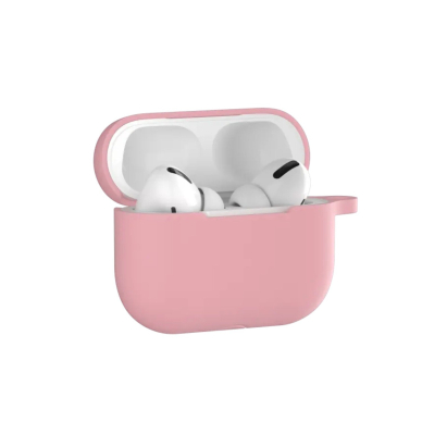 Rožinis dėklas Airpods Pro 2nd Gen Naked Silicone Devia