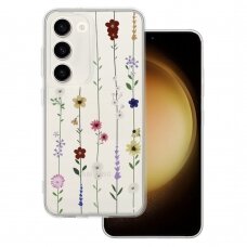 Samsung A15 5G clear Flower nugarėlė Design4