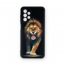 Samsung A23/A23 5G black nugarėlė Lion Design00101