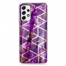 Samsung A33 5G Tracy nugarėlė Geometric Purple Marble