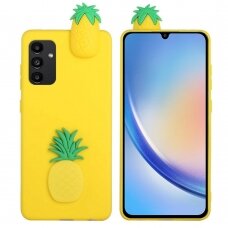 Samsung A34 5G geltona nugarėlė Pineapple 4D