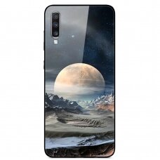 Samsung A70 picture glass nugarėlė White Planet