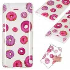 Samsung A80/A90 Tracy clear Doughnuts nugarėlė