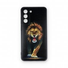 Samsung S21 FE black nugarėlė Lion Design00101