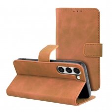 Samsung S23 brown VELVET dėklas