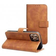 Samsung S24 PLUS brown VELVET dėklas