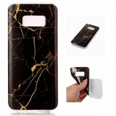 Samsung S8 Tracy nugarėlė Black&gold Marble