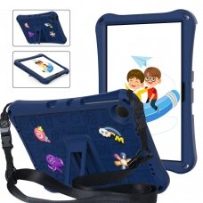 Samsung Tab A9+ 11" ARMOR KIDS blue su kojele ir virvute nugarėlė