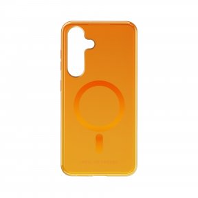 Samsung S24 iDeal Of Sweden Clear MagSafe nugarėlė Orange Spritz