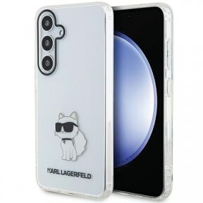 Samsung S24 PLUS transparent Choupette IML KARL LAGERFELD nugarėlė