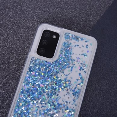 Samsung A03 mėlyna Water Sparkle nugarėlė 5