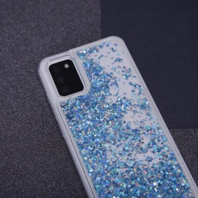 Samsung A03 mėlyna Water Sparkle nugarėlė 6