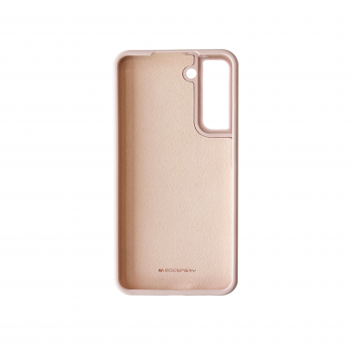 Samsung A12 pink sand MERCURY SILICONE nugarėlė 1