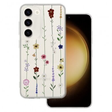 Samsung A13 5G clear Flower nugarėlė Design4