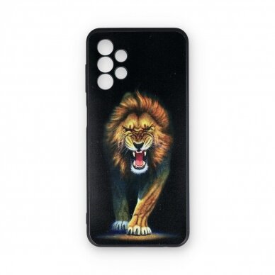 Samsung A13/A04s black nugarėlė Lion Design00101