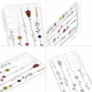 Samsung A13/A04s clear Flower nugarėlė Design4 4