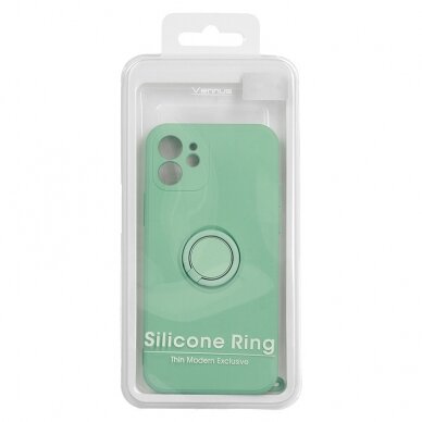 Samsung A13/A04s mėtos spalvos VENNUS SILICONE RING nugarėlė 10