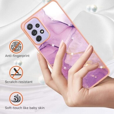 Samsung A13/A04s Tracy nugarėlė MILKY WAY MARBLE Purple2 1