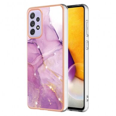 Samsung A13/A04s Tracy nugarėlė MILKY WAY MARBLE Purple2