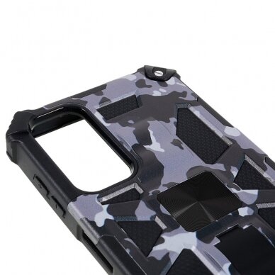 Samsung A14 5G juoda camouflage ARMOR METAL nugarėlė 4