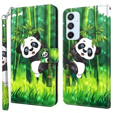 Samsung A14 5G Tracy fashion 3D dėklas Panda Climbing