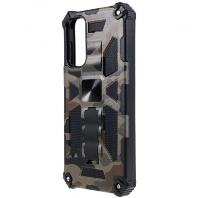 Samsung A14 5G green camouflage ARMOR METAL nugarėlė 1